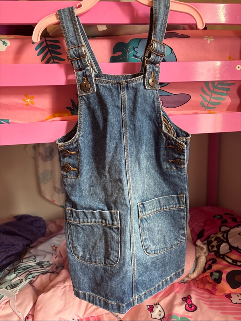 OshKosh B'gosh Denim Overall Dress - Blue